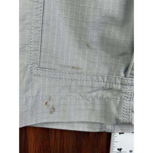 Carhartt Force Broxton Cargo Shorts Relaxed Fit Ripstop 11" Gray Mens 42 NEW NWT - Picture 6 of 10